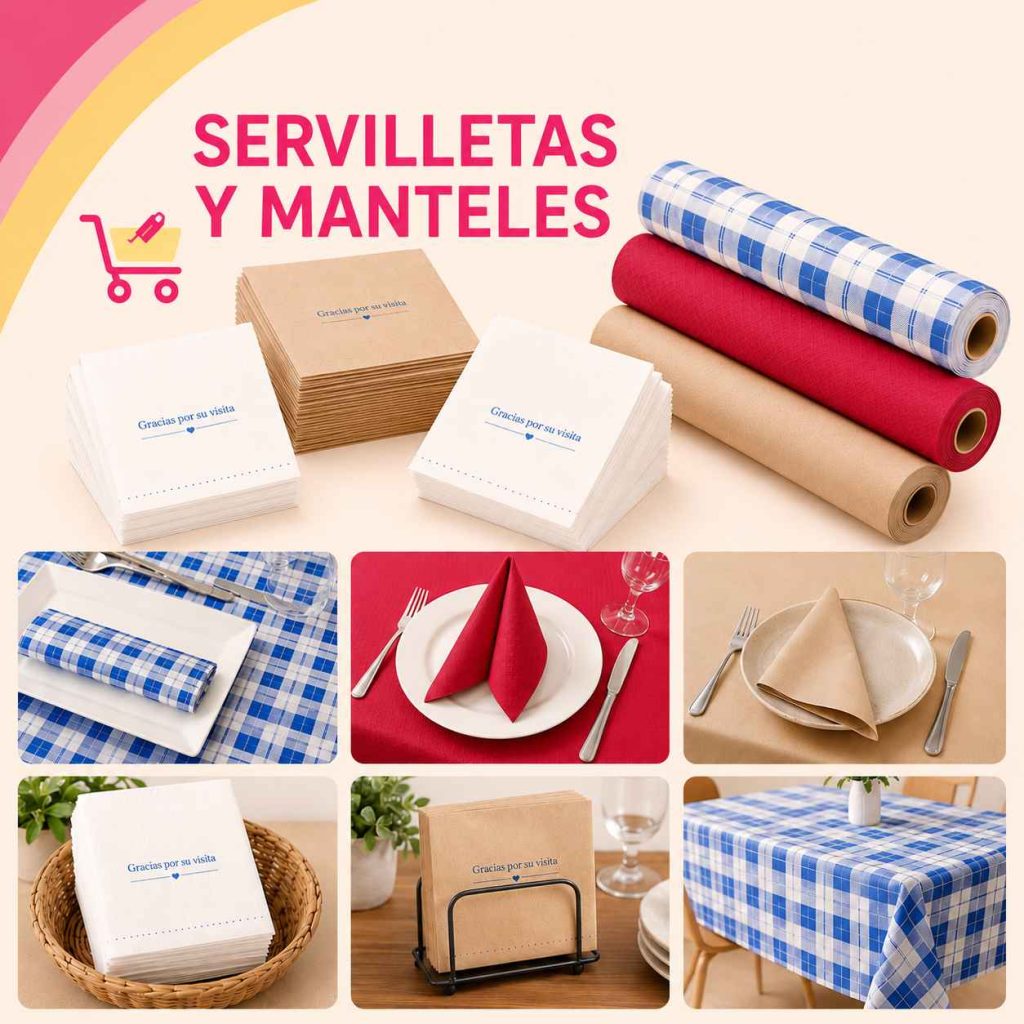 SERVILLETAS Y MANTELES categoria
