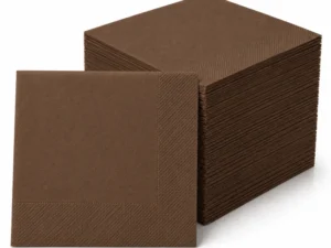 Servilletas marrones 40x40cm -1200 unidades