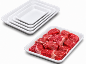 BANDEJA DE CORCHO CXI-90 BLANCA 250X175X20 100 UDS