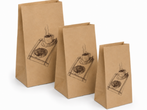 BOLSAS PAPEL CHURRERIA KRAFT 30+10X36 C/1000UDS
