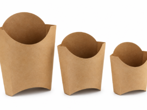 PETACA PATATAS PEQUEÑA CARTON KRAFT 120X50X85 MM PACK 25UDS