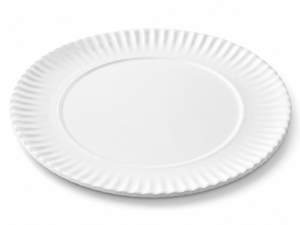 PLATO CARTON BLANCO