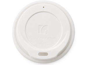 Tapa blanca para vasos de cartón de 6 y 8 onzas